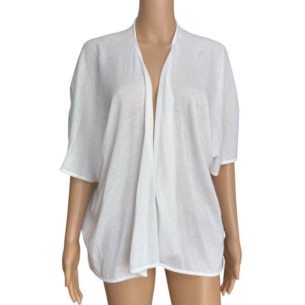Chico’s white oversized cardigan size M/L